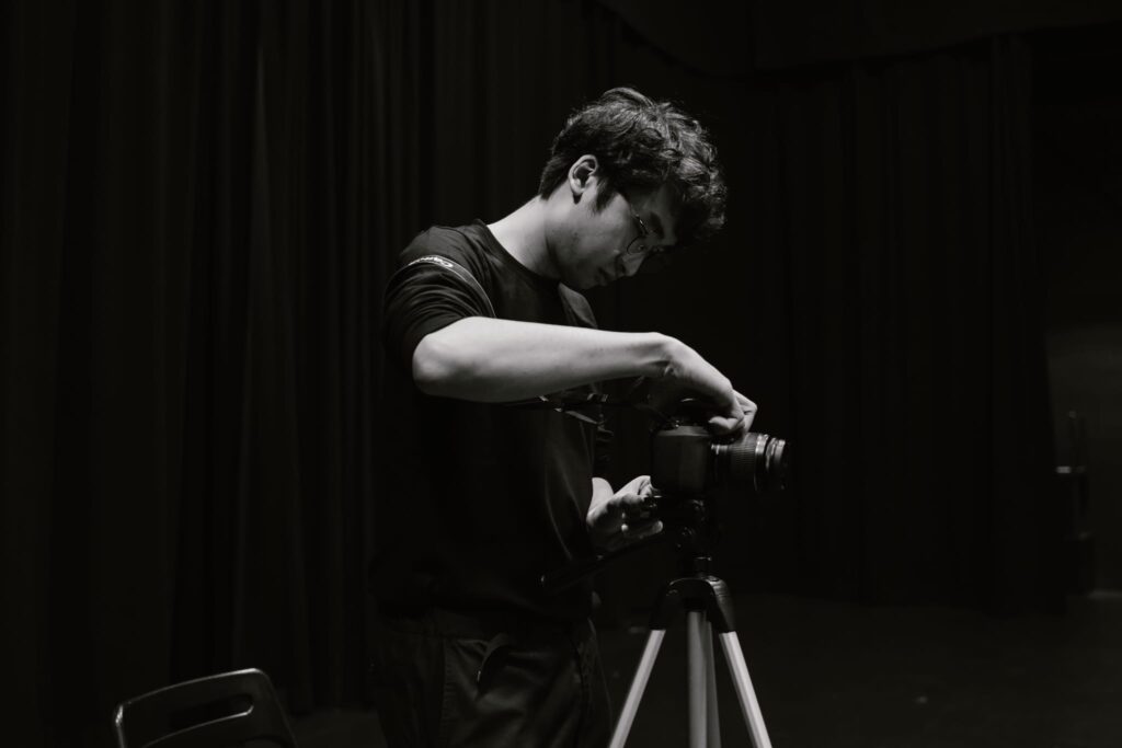 operating camera